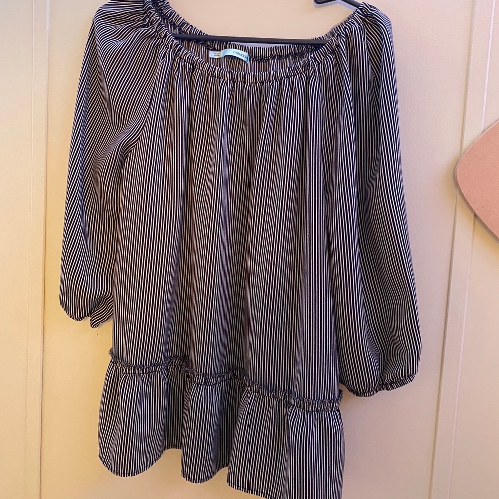 Black and white stripped long sleeve